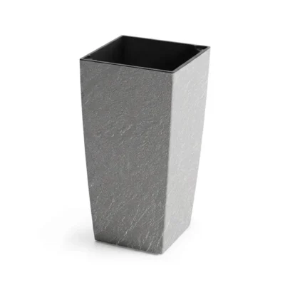 Високий горщик для квітів Plastkon ELIOT Stone (30x58 см)