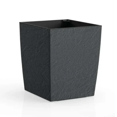 Горщик Plastkon ELIOT Stone 25x25 см, 4 л (антрацит)