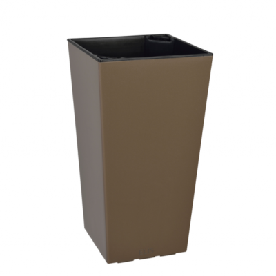 Кашпо для квітів Plastkon ELISE 30x58 см, 11 л (сіро-коричневий)