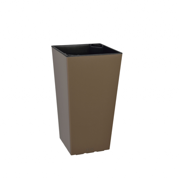 Горщик для квітів Plastkon ELISE 20x36 см, 3.4 л (сіро-коричневий)