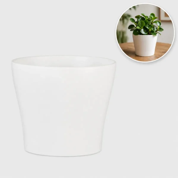 Керамічний вазон Scheurich 808 (молочний) 0,95 л