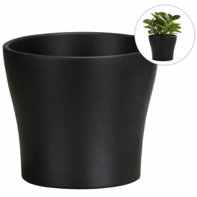 Керамічний вазон Scheurich 808 (антрацит) 0,95 л